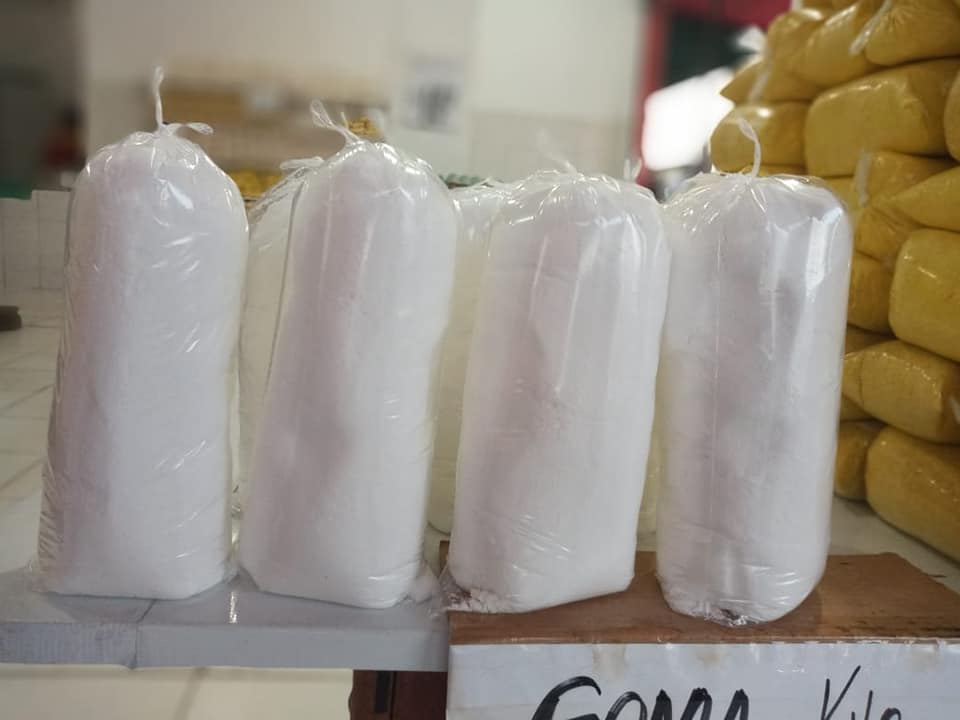 Embalagens de farinha de tapioca